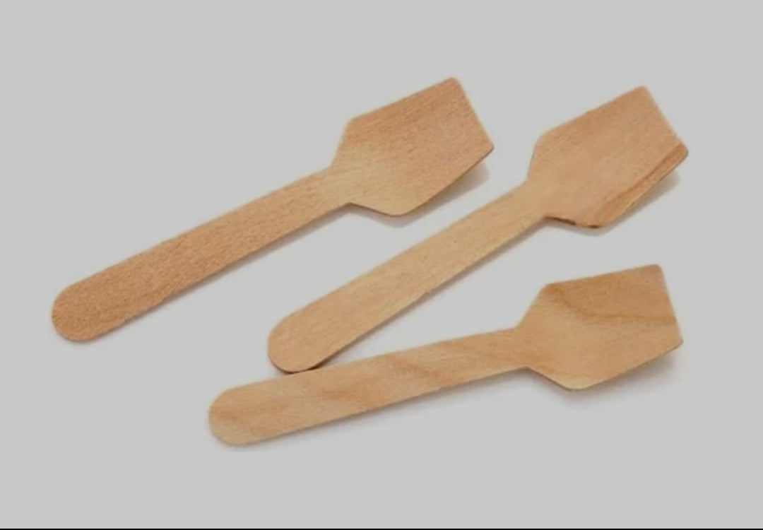 50 x Bamboo Ice cream spoons